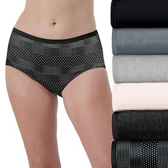 Hanes Ultimate 6-Pack Breathable Cotton Brief Underwear 40H6CC