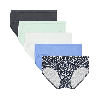 Women’s Hanes® Ultimate ComfortSoft Stretch Hipster Underwear, 5-Pack 41W5CS