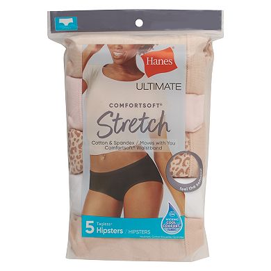 Women’s Hanes Ultimate 5-Pack ComfortSoft Hipster Underwear 41W5CS