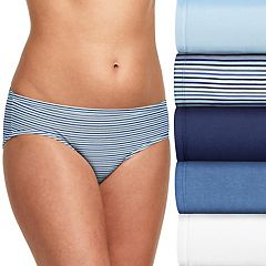 Hanes Ultimate Women's Breathable Hi-Cut Underwear, 6-Pack Sugar