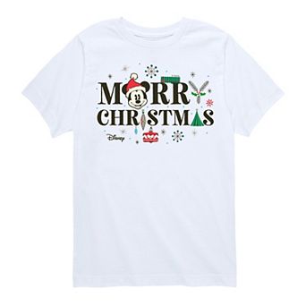 Disney's Mickey Mouse & Friends Boys 8-20 Merry Christmas Graphic Tee