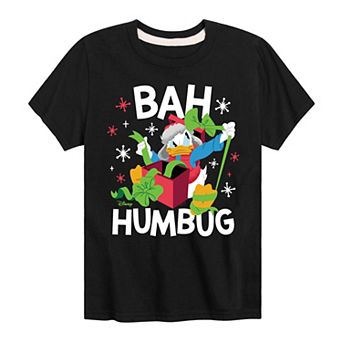 Disney's Mickey & Friends Donald Duck Boys 8-20 Bah Humbug Graphic Tee