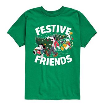 Disney's Mickey Mouse & Friends Boys 8-20 Festive Friends Graphic Tee