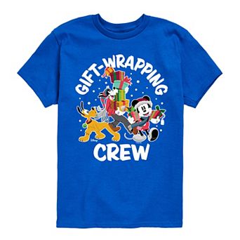 Disney's Mickey Mouse & Friends Boys 8-20 Gift Wrapping Crew Graphic Tee