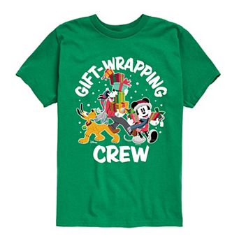 Disney's Mickey Mouse & Friends Boys 8-20 Gift Wrapping Crew Graphic Tee
