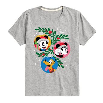 Disney's Mickey Mouse & Friends Boys 8-20 Ornaments Graphic Tee