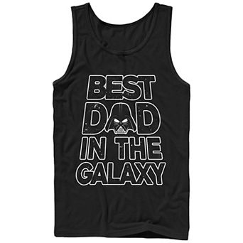 Men's Star Wars Darth Vader Best Dad Graphic Tank Top