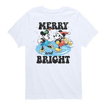 Disney's Mickey Mouse & Friends Boys 8-20 Merry & Bright Graphic Tee