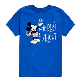 Disney's Mickey Mouse Boys 8-20 Merry & Bright Graphic Tee