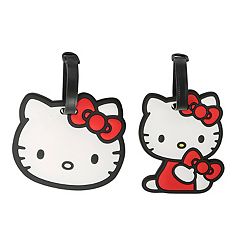 Hello Kitty Pose All Over Print 3 PC Set Hard-Sided Spinner Luggage in in Pink