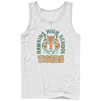 Men's Netflix Stranger Things Hawkins High School Tiger Graphic Tank Top