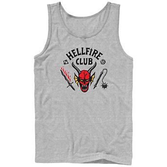 Men's Netflix Stranger Things Hellfire Club Logo Graphic Tank Top