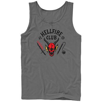 Men's Netflix Stranger Things Hellfire Club Logo Graphic Tank Top