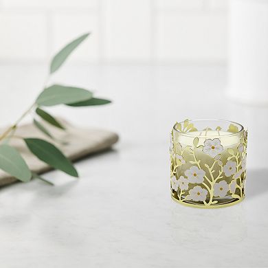 Sonoma Goods For Life® White Floral Candle Sleeve