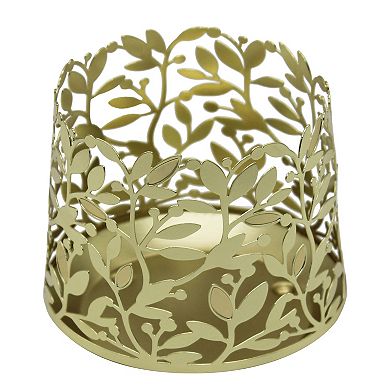 Sonoma Goods For Life® Gold Botanical Candle Sleeve