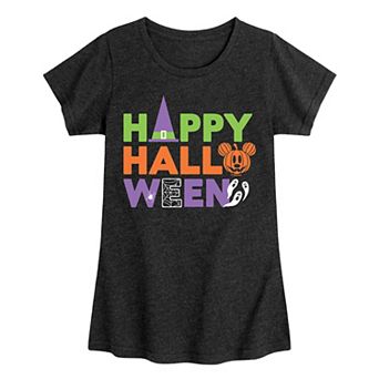 Disney's Mickey Mouse Girls 7-16 Happy Halloween Graphic Tee