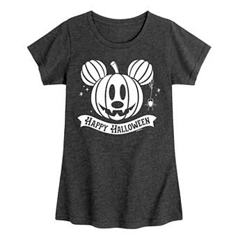 Disney's Mickey Mouse Girls 7-16 Happy Halloween Pumpkin Graphic Tee