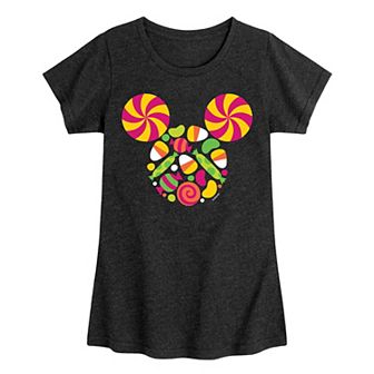 Disney's Mickey Mouse Girls 7-16 Halloween Candy Graphic Tee