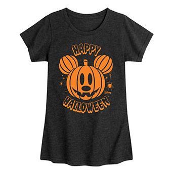 Disney's Mickey Mouse Girls 7-16 Pumpkin Graphic Tee