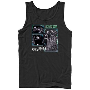 Men's Beetlejuice Movie Scenes Graphic Tank Top