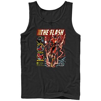 Men's The Flash Film Comic Cover Graphic Tank Top