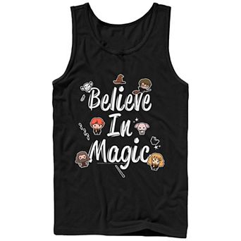 Men's Harry Potter Chibi Believe In Magic Graphic Tank Top