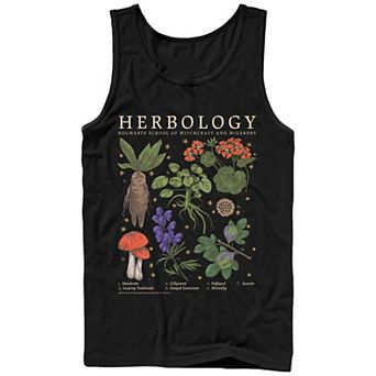 Men's Harry Potter Herbology Chart Graphic Tank Top