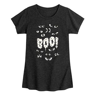 Girls' Boo Eyes Graphic Tee