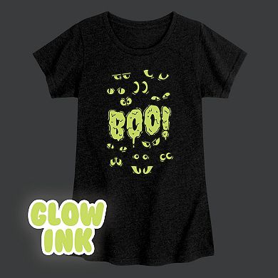 Girls' Boo Eyes Graphic Tee