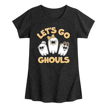 Girls' Lets' Go Ghouls Graphic Tee