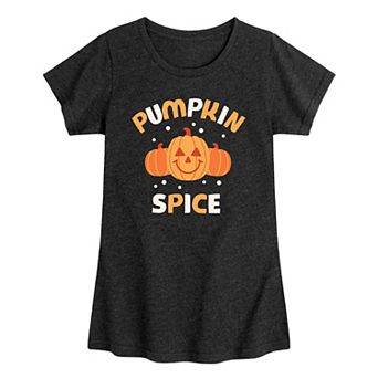Girls' Spice Nice Pumpkin Graphic Tee