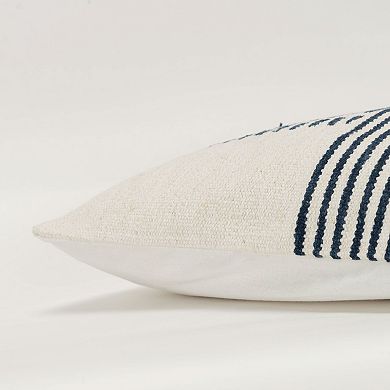 Rizzy Home Thea Block Stipe Throw Pillow