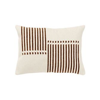 Rizzy Home Thea Block Stipe Throw Pillow