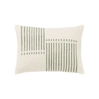 Rizzy Home Thea Block Stipe Throw Pillow