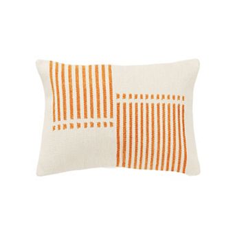 Rizzy Home Thea Block Stipe Throw Pillow