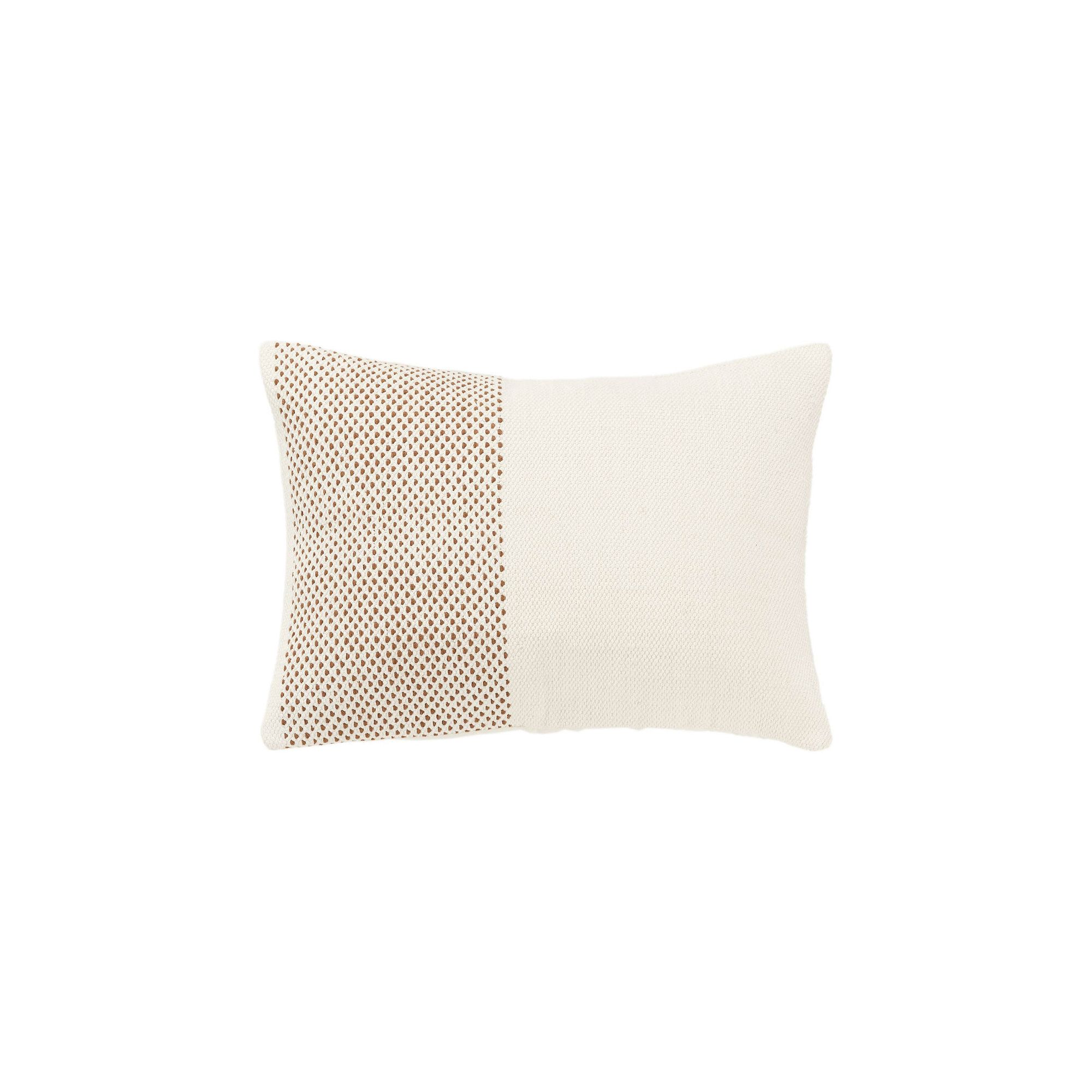 Rizzy Home Liv Throw Pillow, Natural Camel