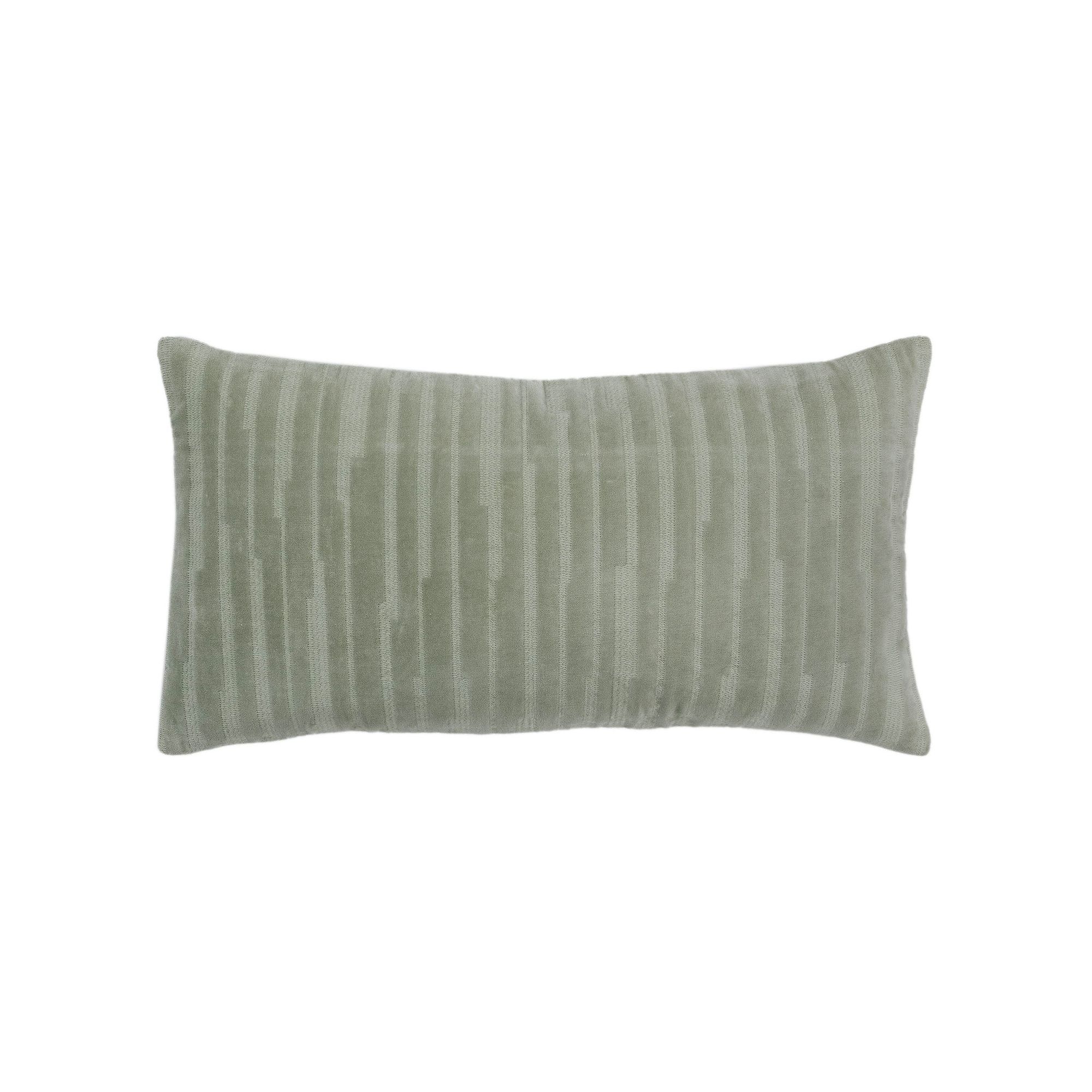 Rizzy Home Yori Throw Pillow, Green