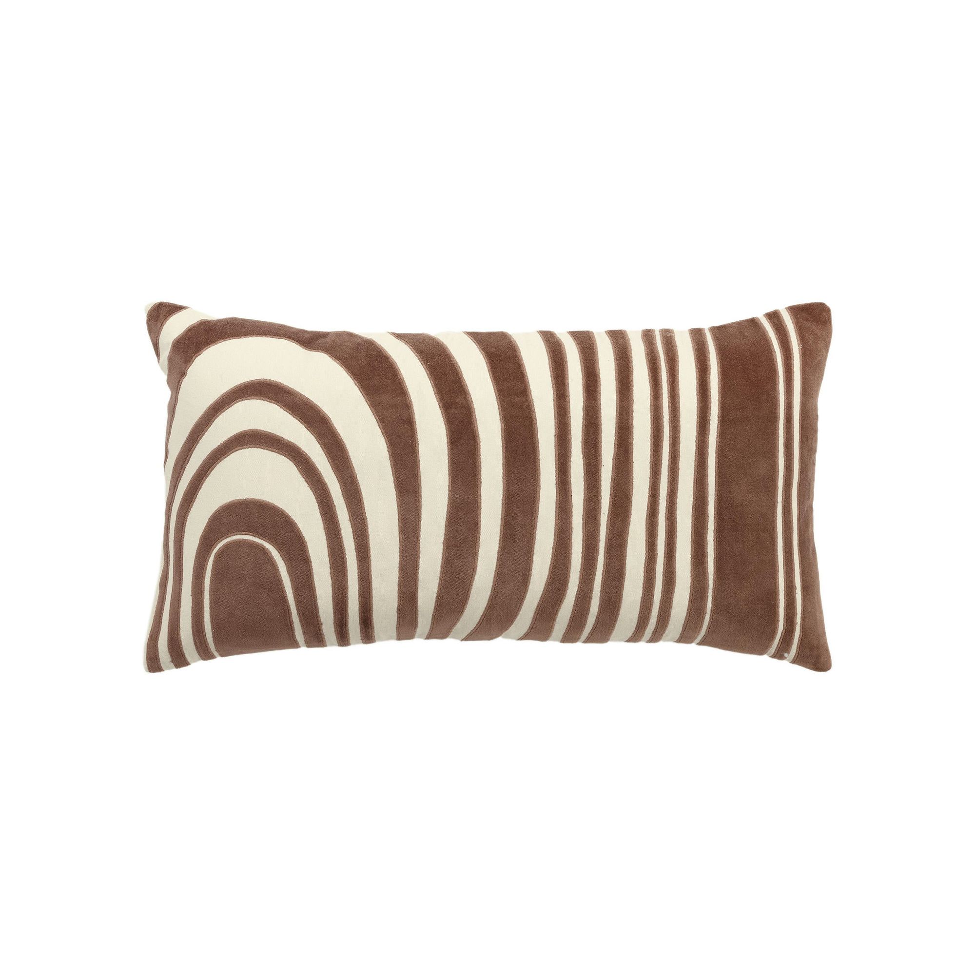 Rizzy Home Zadie Throw Pillow, Cocoa Brown