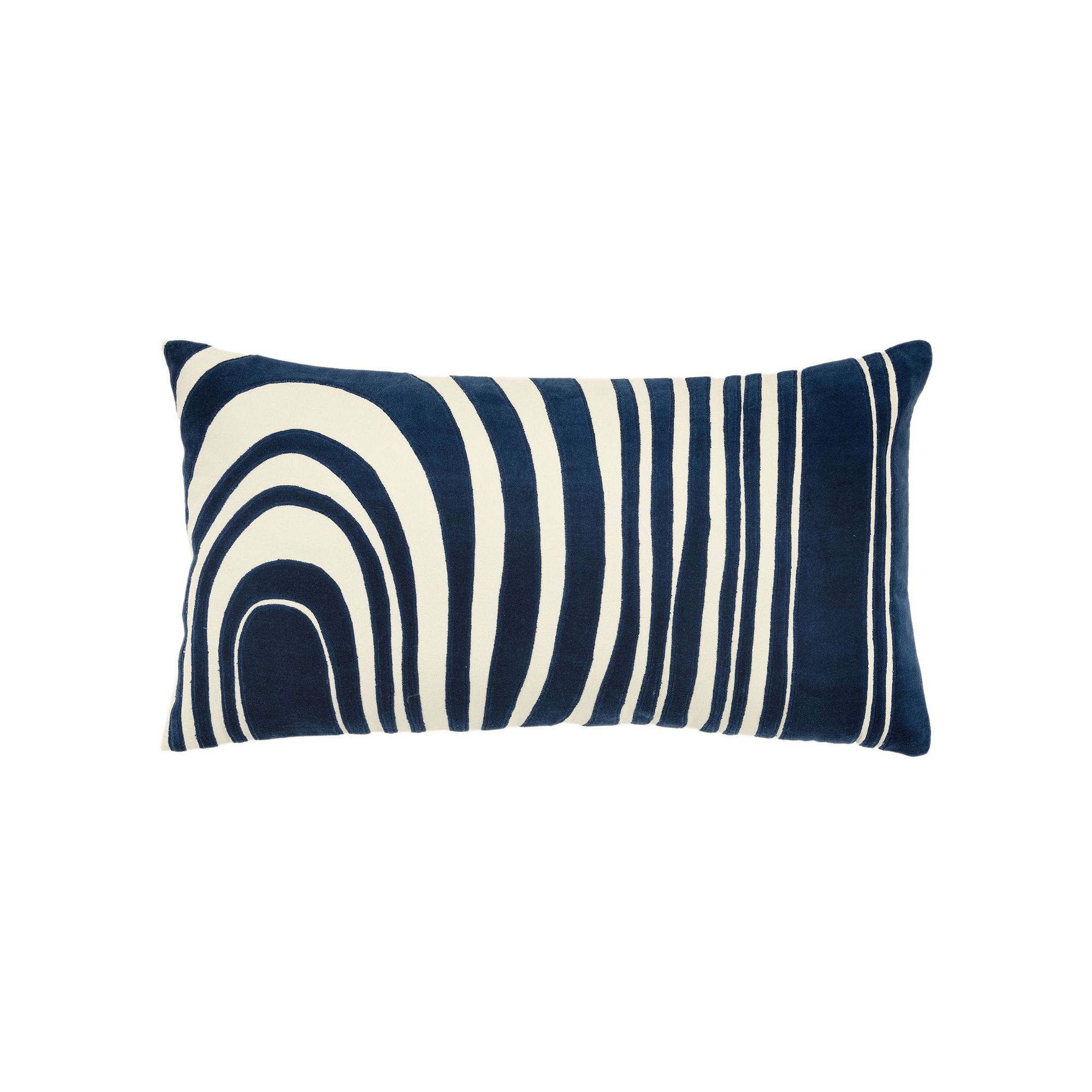 Rizzy Home Zadie Throw Pillow, Deep Dark Blue