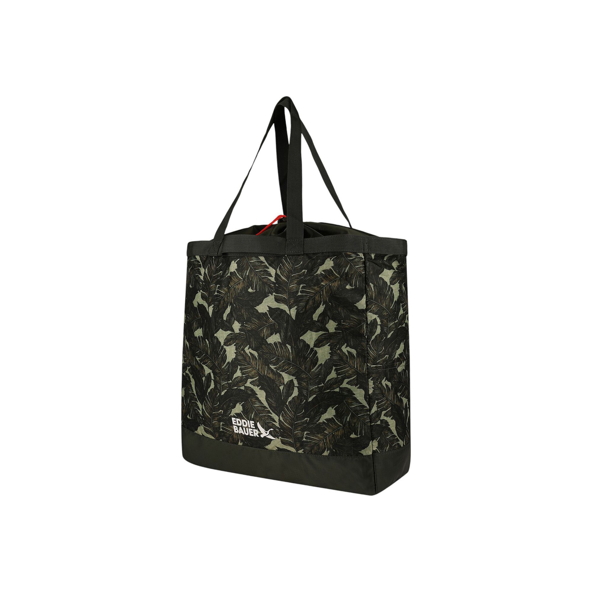 Eddie Bauer Stowaway Packable 25L Cinch Tote Bag, Dark Loden