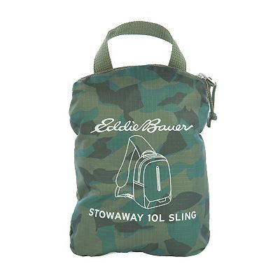 Eddie Bauer Camo sling 3.0 NWT online stowaway packable