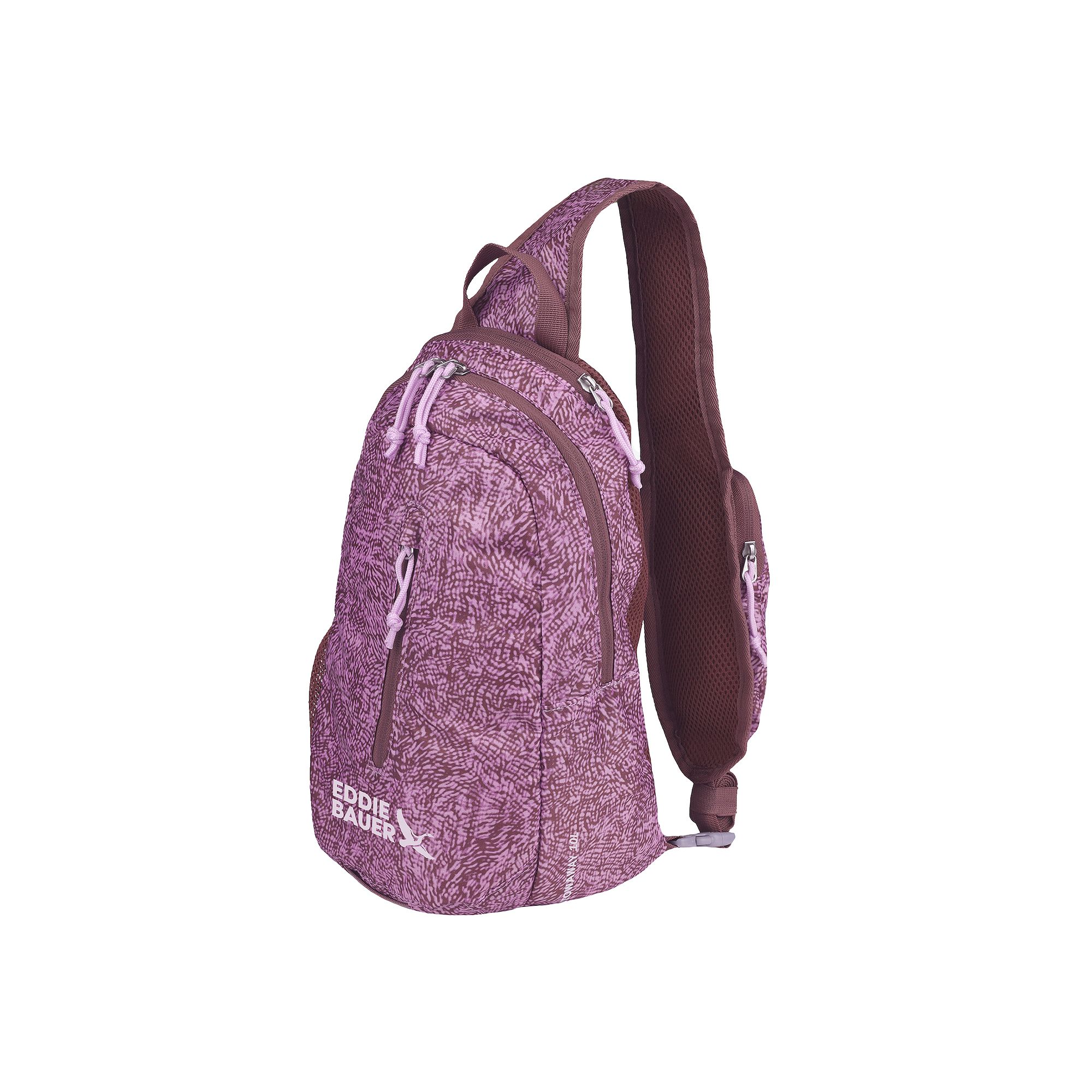 Eddie Bauer Stowaway Packable Sling 3.0 Bag, Purple