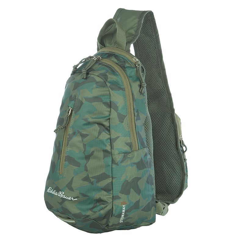 Eddie Bauer Stowaway Packable Sling 3.0 Bag, Sprig
