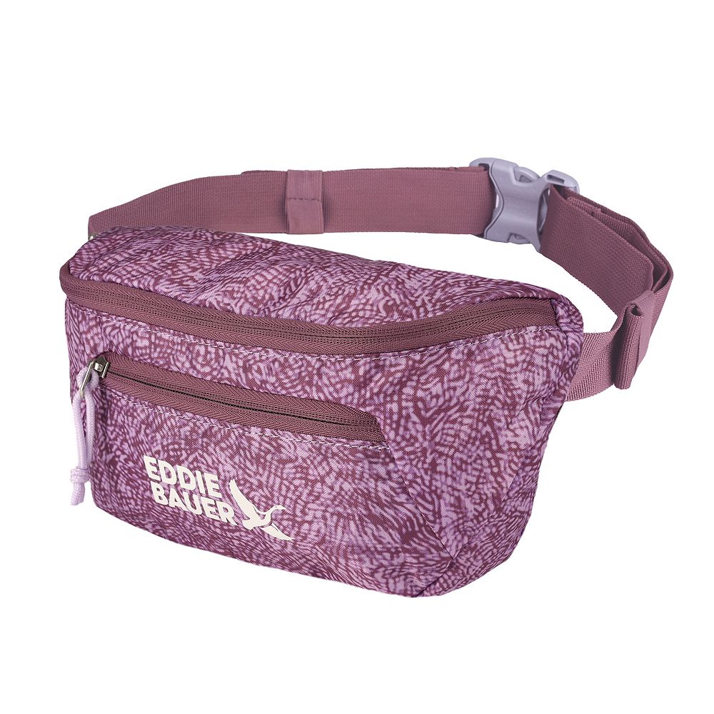 Sac Banane Eddie Bauer Ripstop Sling Pack – Violet, Poches Zippées, Pour Randonnée, Camping, Parc, état D'occasion