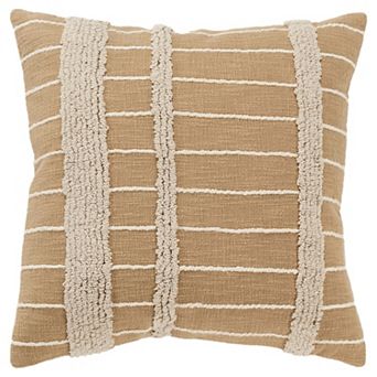 Rizzy Home Lucy Woven Stripe Throw Pillow