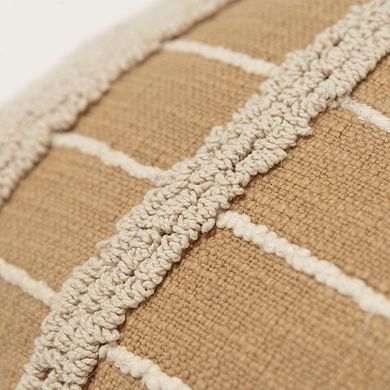 Rizzy Home Lucy Woven Stripe Throw Pillow