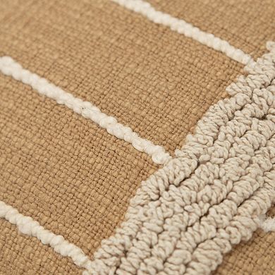 Rizzy Home Lucy Woven Stripe Throw Pillow