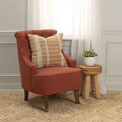 Rizzy Home Lucy Woven Stripe Throw Pillow