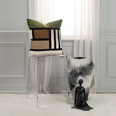 Rizzy Home Thea Cotton Throw Pillow