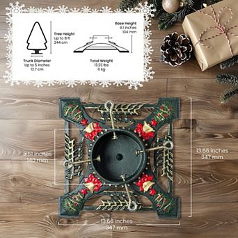 Ventray Christmas Tree Stand with Water Reservoir, Tree Base Holder for Real Trees